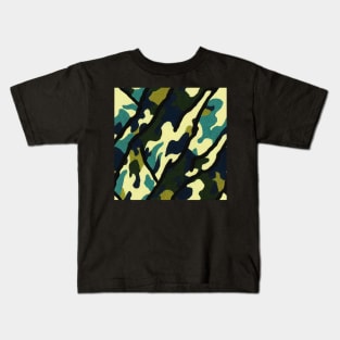 Camouflage Army Pattern, a perfect gift for all soldiers, asg and paintball fans! #22 Kids T-Shirt